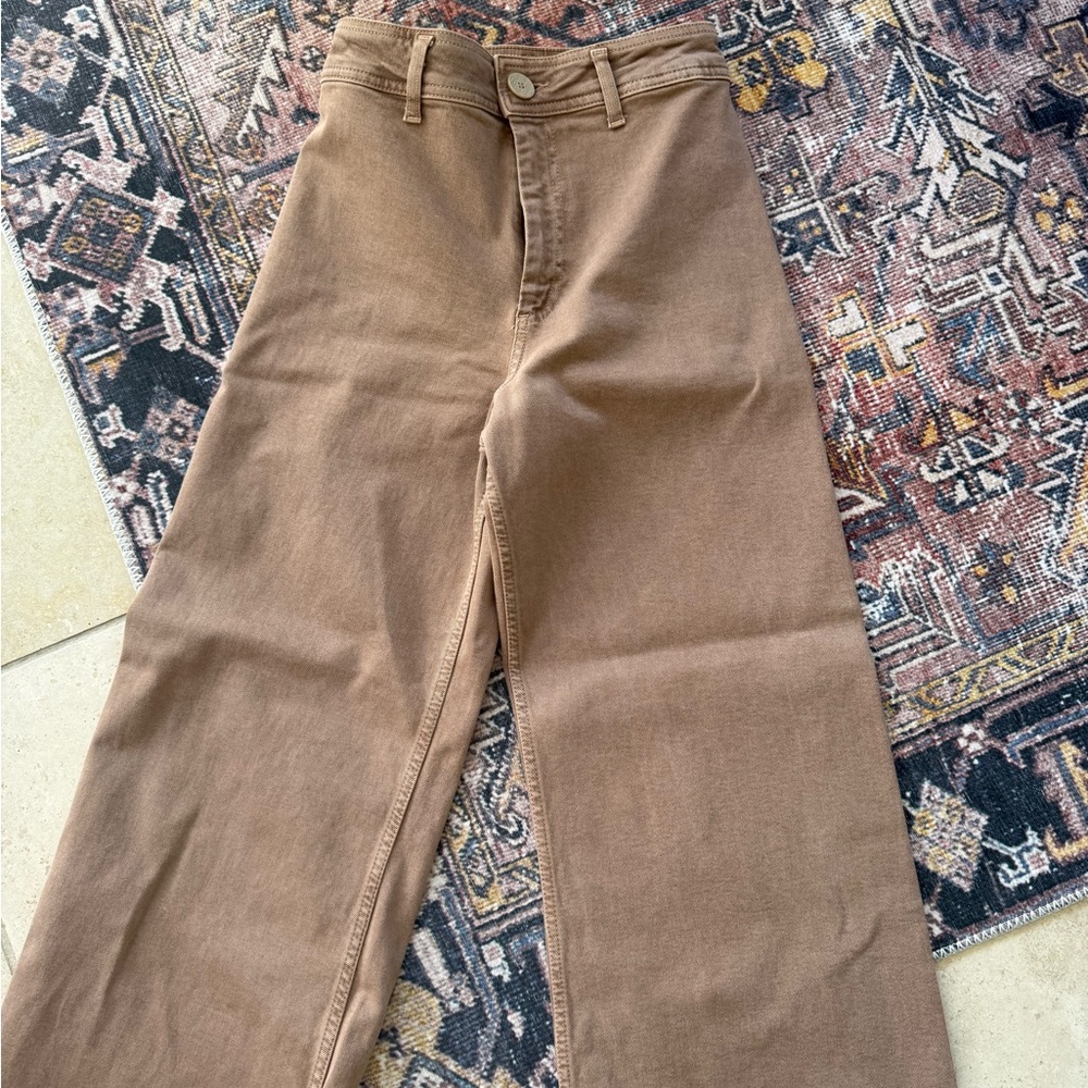 Zara Women's Brown Marine Jeans NWT